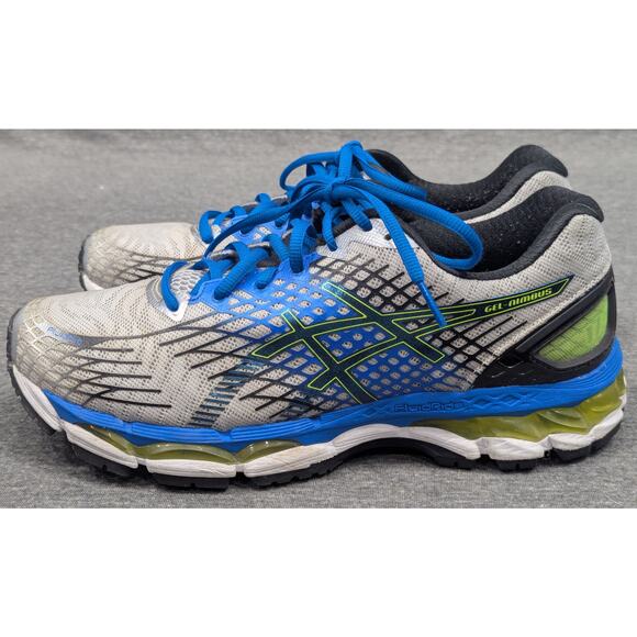 ASICS Mens Shoes - Gray/Blue, Sneakers, Gel-Nimbus 17, Running/Jogging, Size 8.5 - Picture 3 of 8